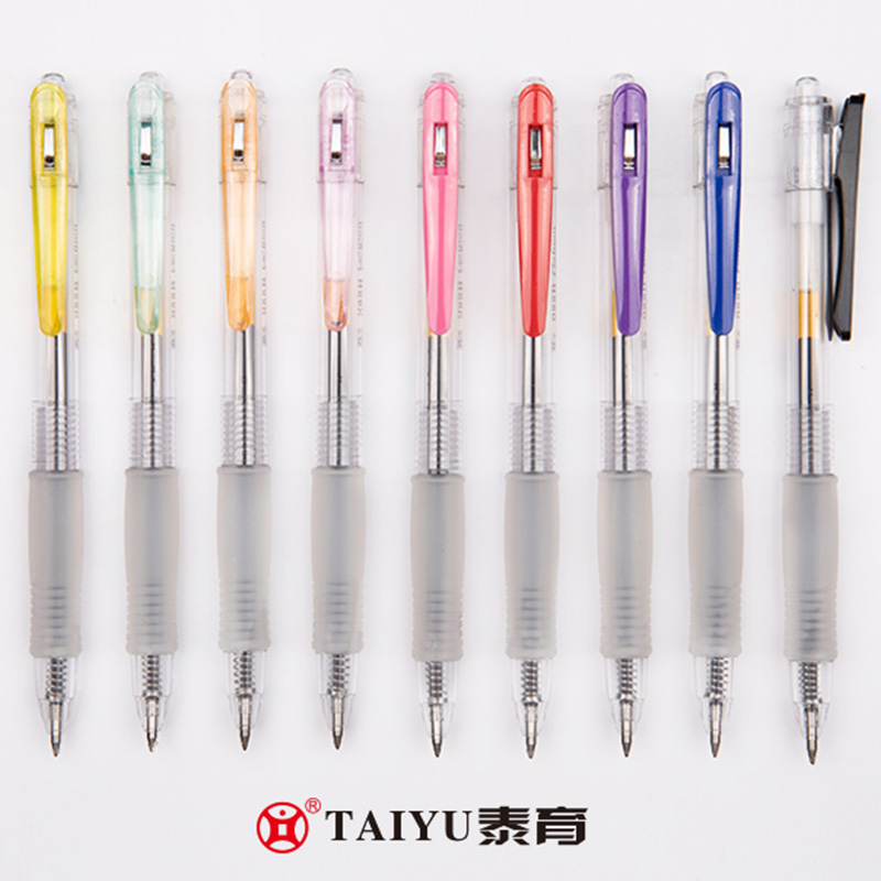 Học Sinh Sử Dụng Bút Gel Nhấn Có Tay Cầm Và Hộp Đựng Bút Để Viết Thoải Mái Bút Gel 988