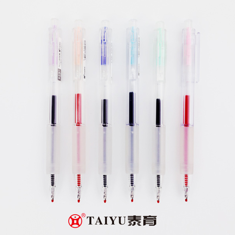 Học Sinh Sử Dụng Bút Gel Có Nắp Macaron Màu Thiết Kế Bút Gel 3192